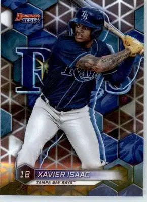 Xavier Isaac - 2023 Bowman’s Best - #TP-2 - Top Prospects Refractors Baseball - Baseball Card Single
