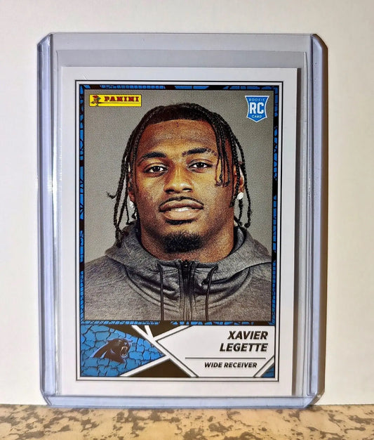 Xavier Legette 2024 Panini NFL #84 Rookie Sticker Card Carolina Panthers - Football Card Single