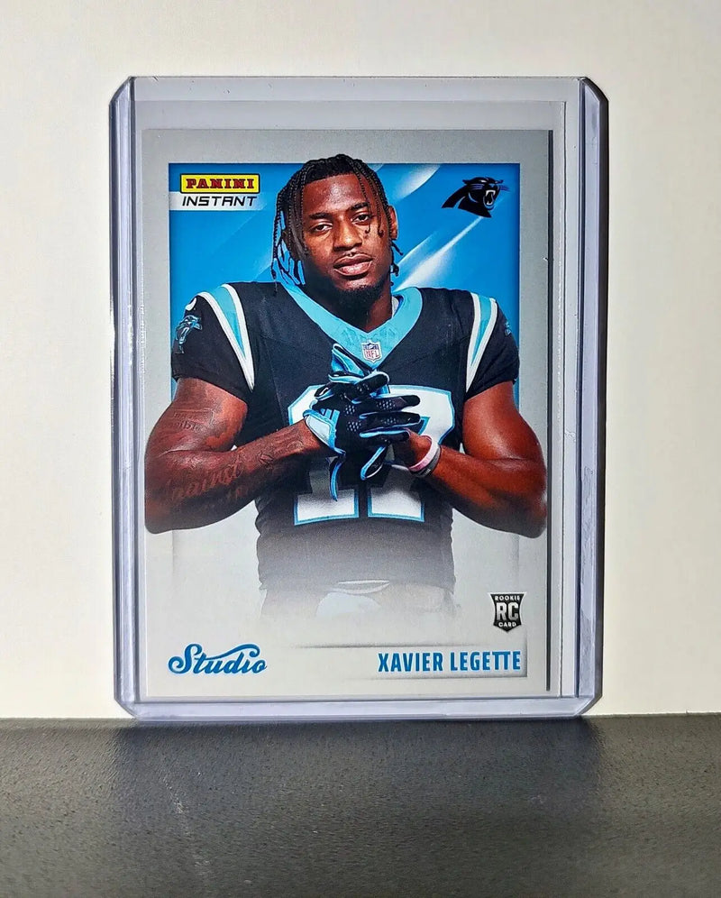 Xavier Legette 2024 Panini NFL Studio Rookies #32 Card Carolina Panthers 1/1672