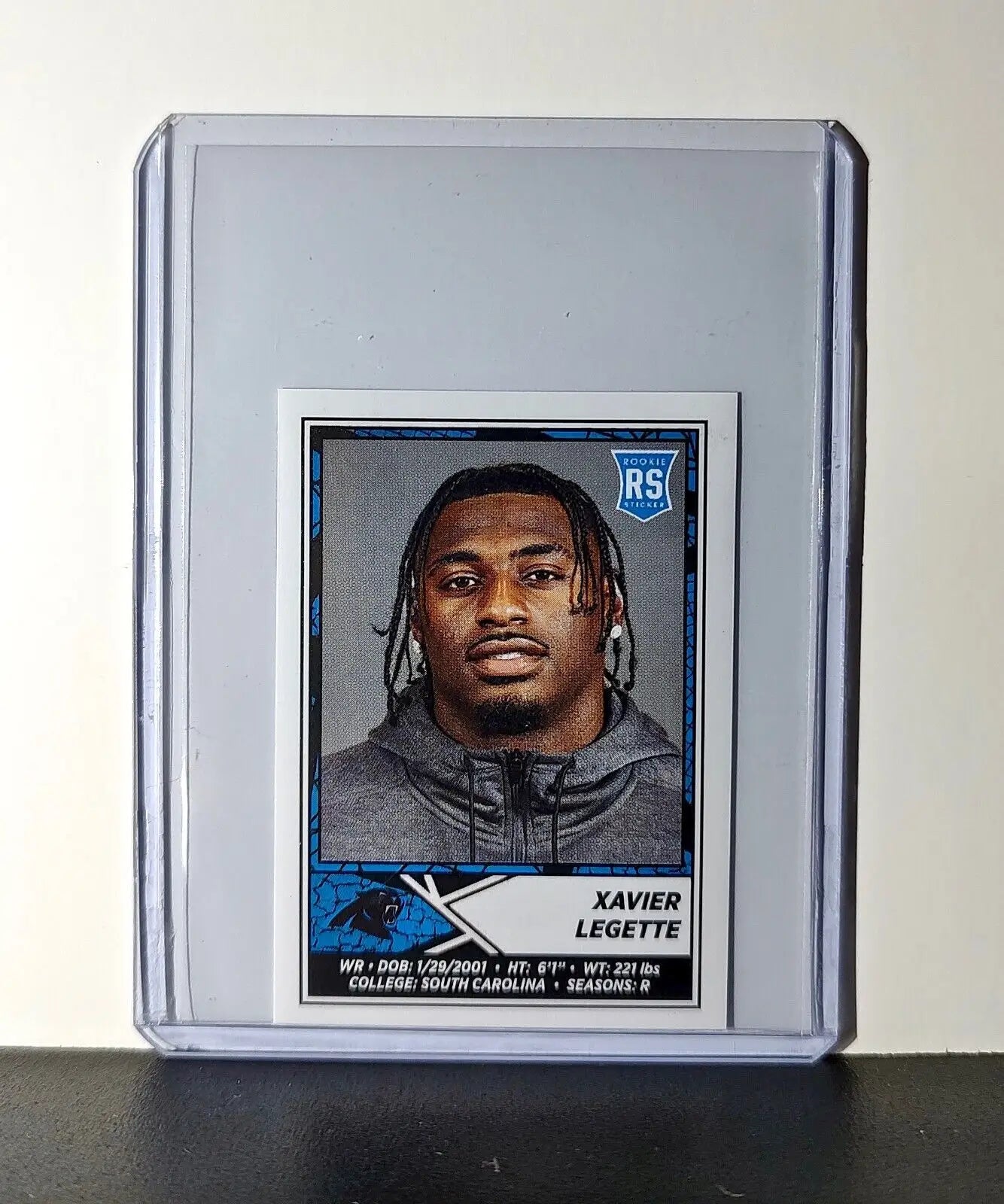 Xavier Legette Rookie 2024 Panini NFL Sticker #454 Carolina Panthers - Football Card Single