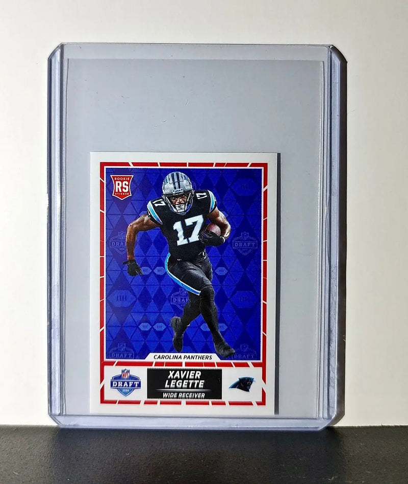 Xavier Legette Rookie 2024 Panini NFL Sticker #558 NFL Draft Carolina Panthers