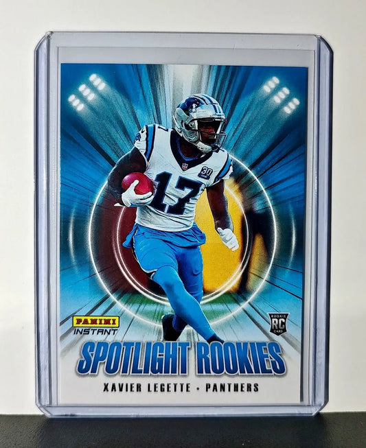 Xavier Legette Rookie 2024 Panini Spotlight Rookies NFL #24 Panthers 1 of 1426 - Football Card Single