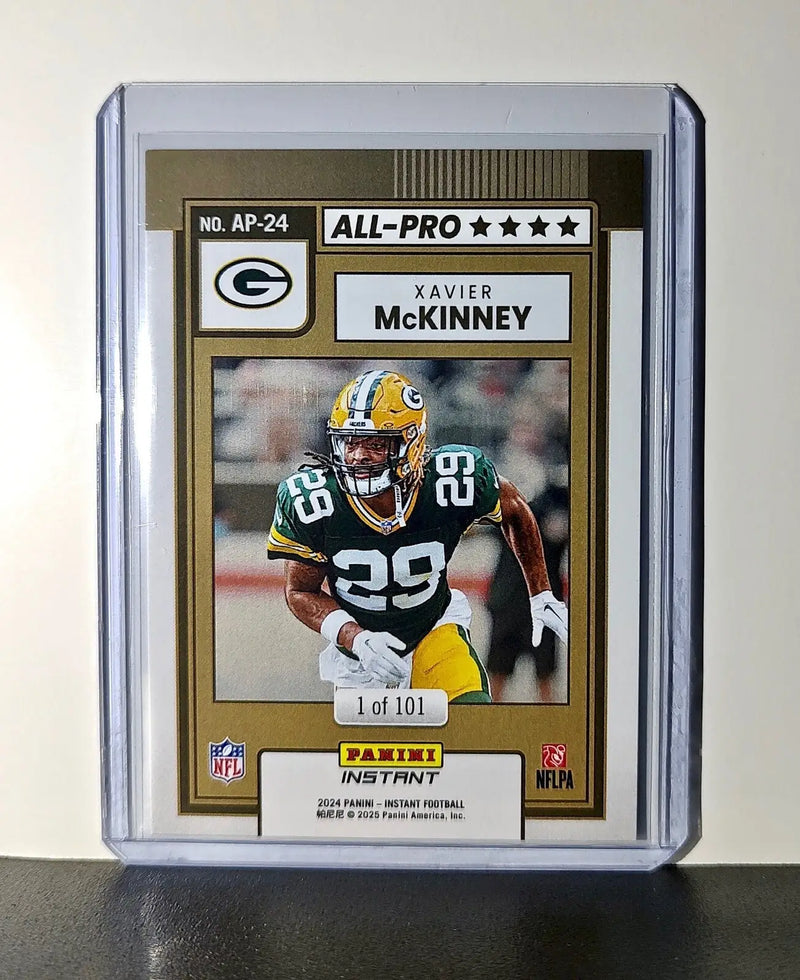 Xavier McKinney 2024 All-Pro Panini NFL #24 Football Card Packers 1 of 101 - Football Card Single