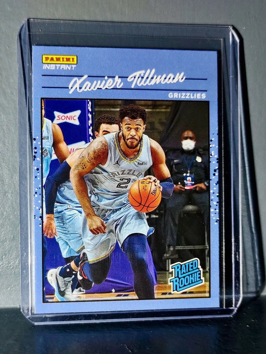 Xavier Tillman 2020-2021 Panini NBA Instant #35 Rated Rookie Retro Card 1/3558 - Basketball Card Single