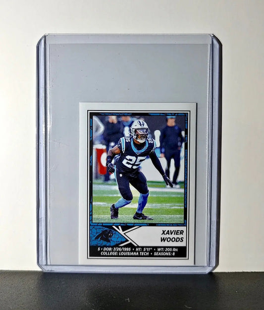 Xavier Woods 2024 Panini NFL Sticker #455 Carolina Panthers - Football Card Single