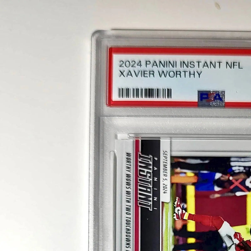 Xavier Worthy Rookie 2024 Panini Instant NFL #23 PSA 10 Gem Mint - Football Card Single