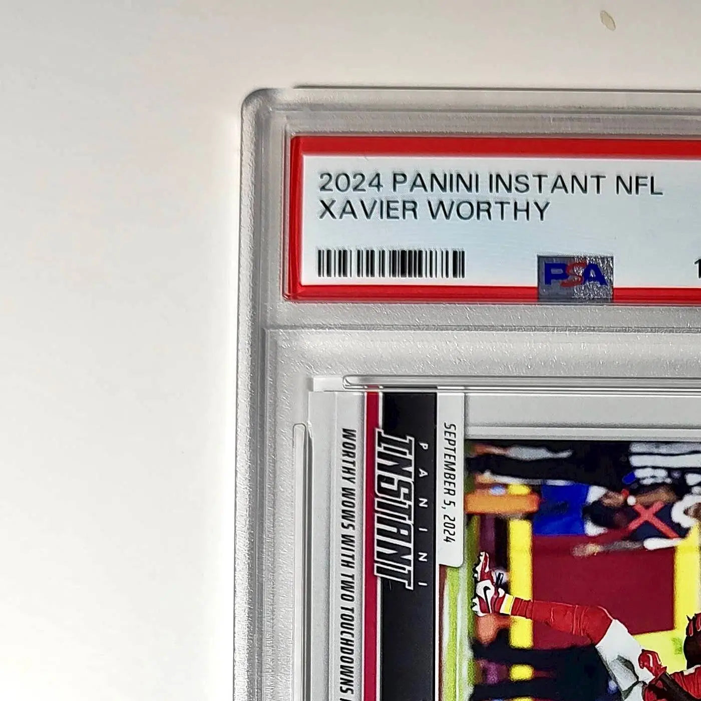 Xavier Worthy Rookie 2024 Panini Instant NFL #23 PSA 10 Gem Mint - Football Card Single