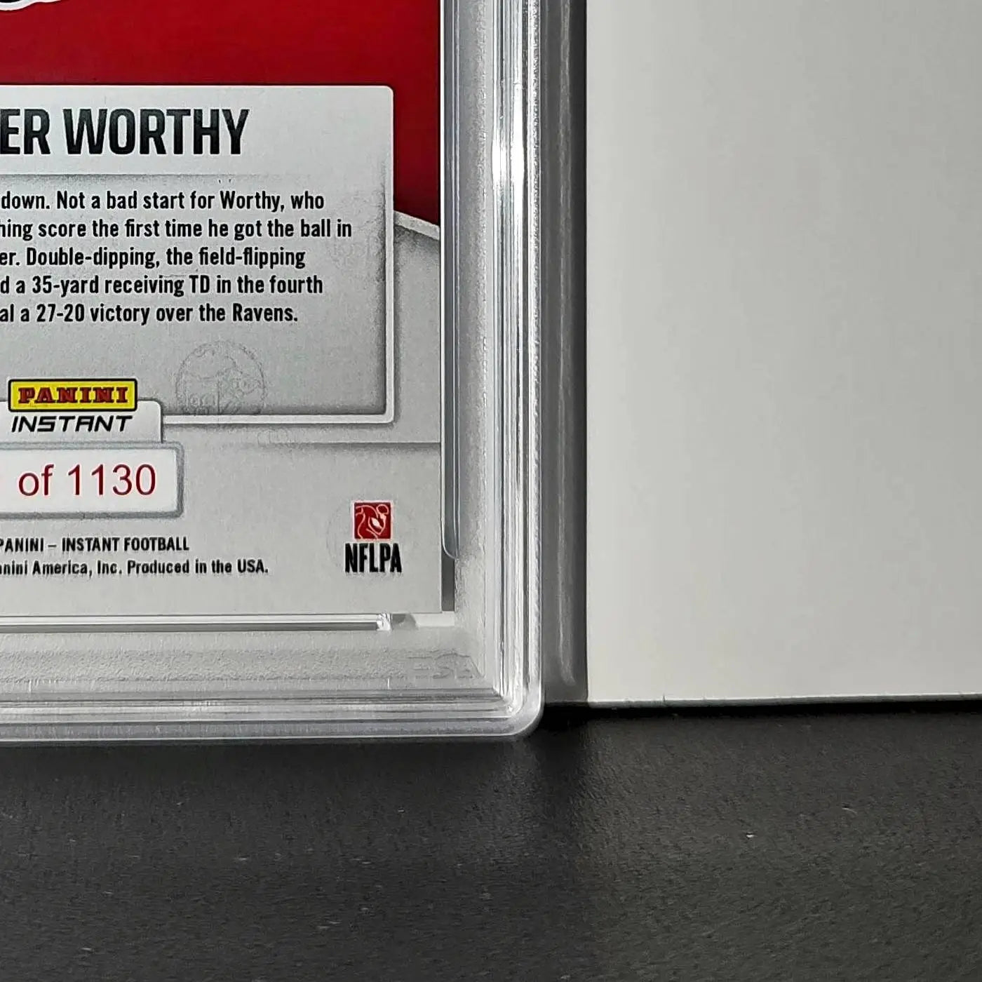 Xavier Worthy Rookie 2024 Panini Instant NFL #23 PSA 10 Gem Mint - Football Card Single