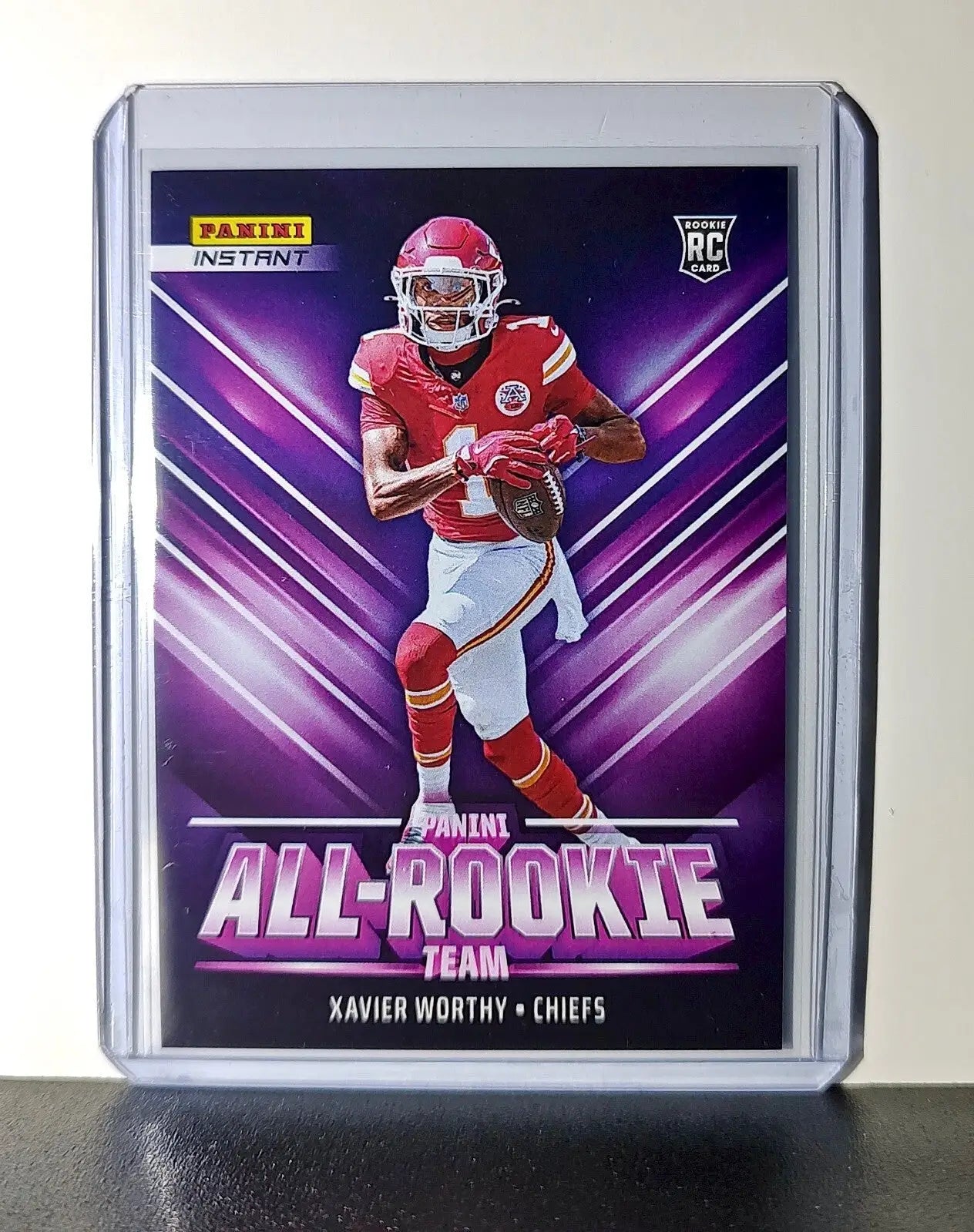 Xavier Worthy Rookie 2024 Panini NFL #15 All-Rookie Card Chiefs 1 of 314