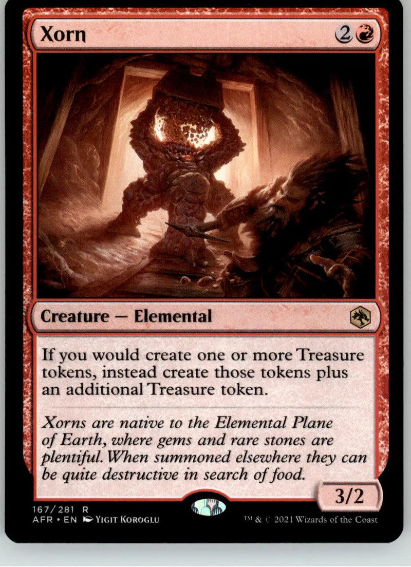Xorn - Adventures in the Forgotten Realms - 167 - NM Magic: The Gathering - Magic Card Single