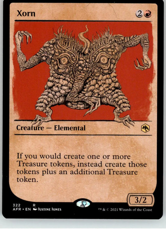 Xorn (Showcase) - Adventures in the Forgotten Realms - 322 - NM Magic - Magic Card Single