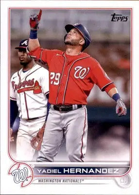 Yadiel Hernandez 2022 Topps Update #US293 Washington Nationals - Baseball Card Single
