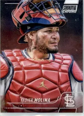 Yadier Molina - 2022 Stadium Club Chrome - #297 - Baseball - Baseball Card Single