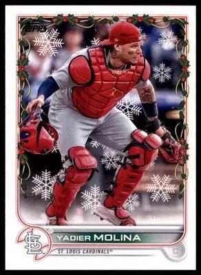 Yadier Molina 2022 Topps Holiday #HW6 St. Louis Cardinals - Baseball Card Single