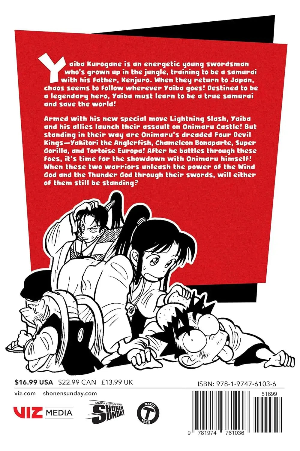 Yaiba Samurai Legend Graphic Novel Volume 03 - Comic Book