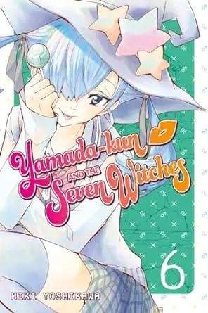 Yamada-kun and the Seven Witches manga volume 6 featuring Ryu Yamada in a seven witches graphic novel