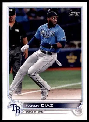 Yandy Diaz 2022 Topps #496 Tampa Bay Rays - Baseball Card Single