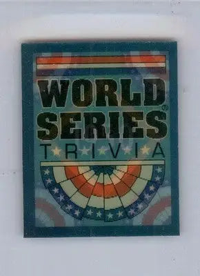 Yankee Whiz Kids - 1991 Score - #12 - Magic Motion: World Series Trivia - Baseball Card Single