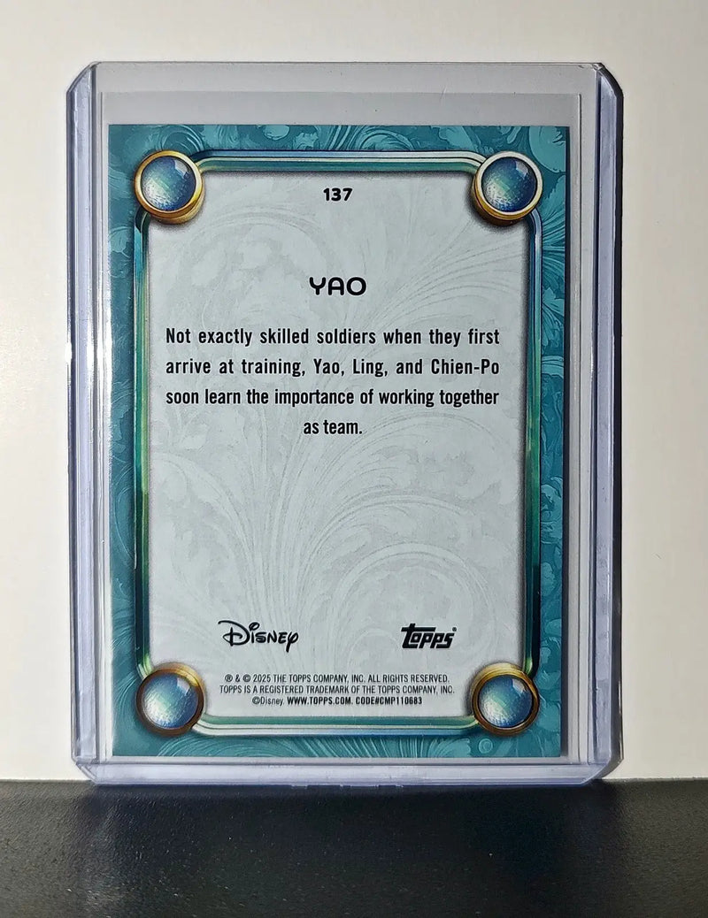 Yao 2025 Topps Disney Wonder #137 Diamond Card Mulan