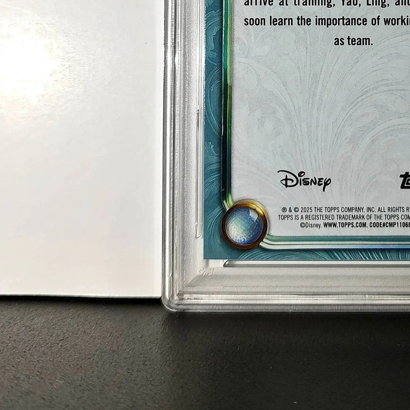 Yao 2025 Topps Disney Wonder #137 Diamond Card Mulan PSA 7 - Non-Sports Card Single