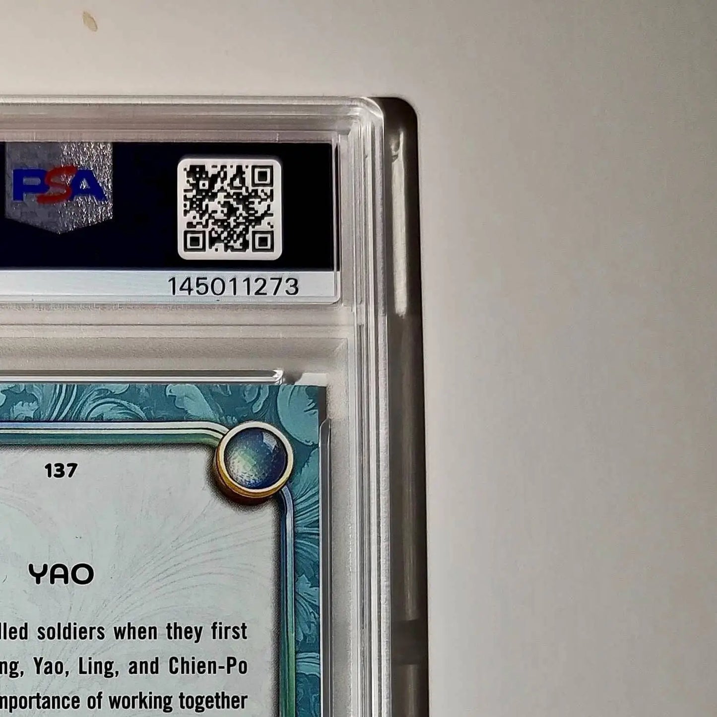 Yao 2025 Topps Disney Wonder #137 Diamond Card Mulan PSA 7 - Non-Sports Card Single