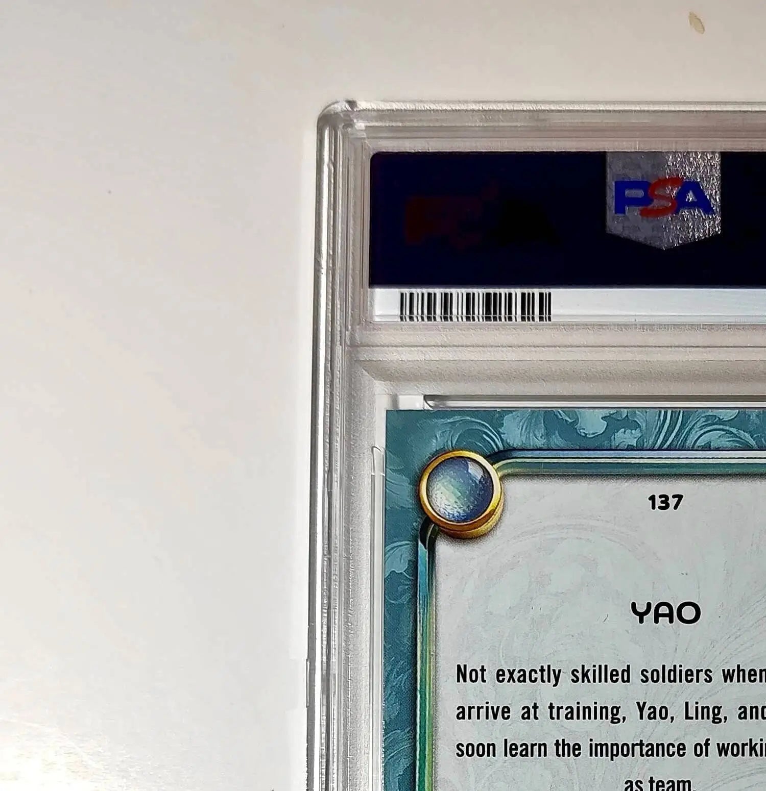 Yao 2025 Topps Disney Wonder #137 Diamond Card Mulan PSA 7 - Non-Sports Card Single