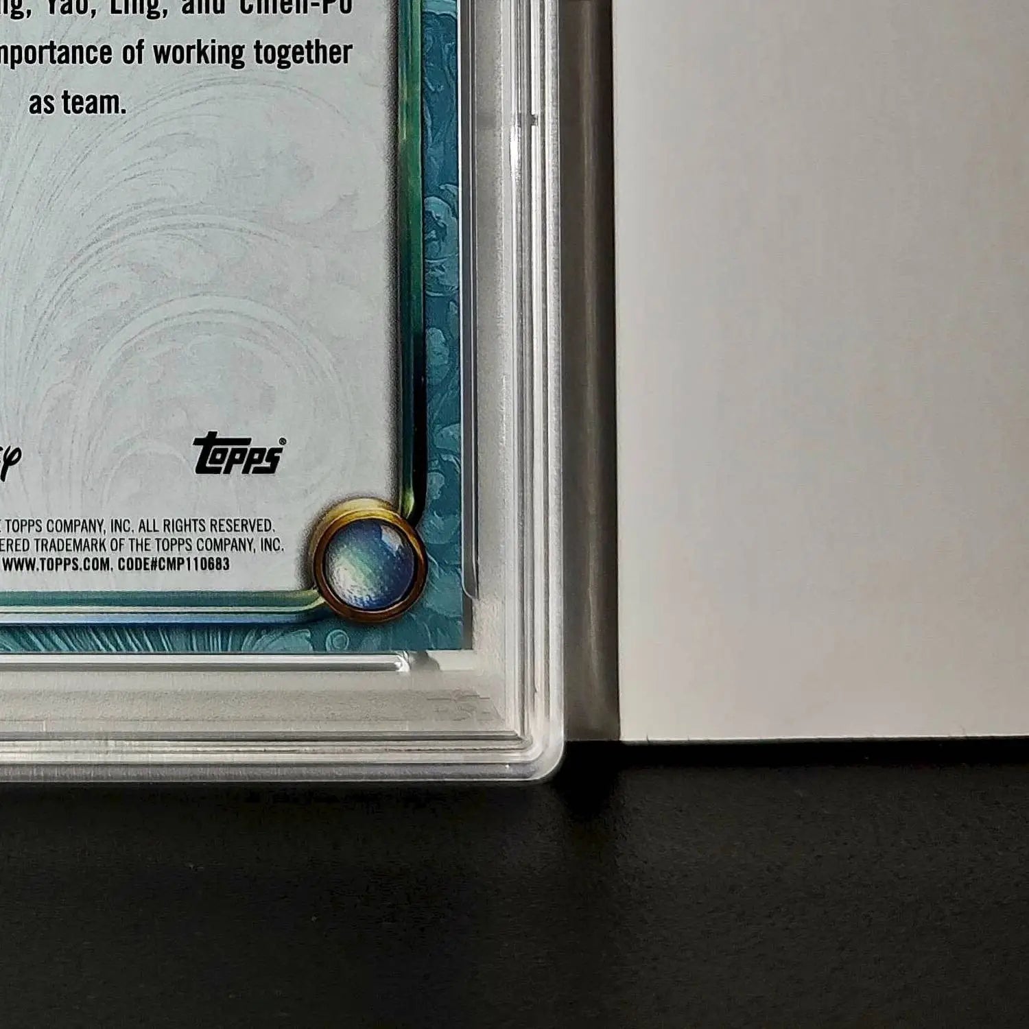 Yao 2025 Topps Disney Wonder #137 Diamond Card Mulan PSA 7 - Non-Sports Card Single