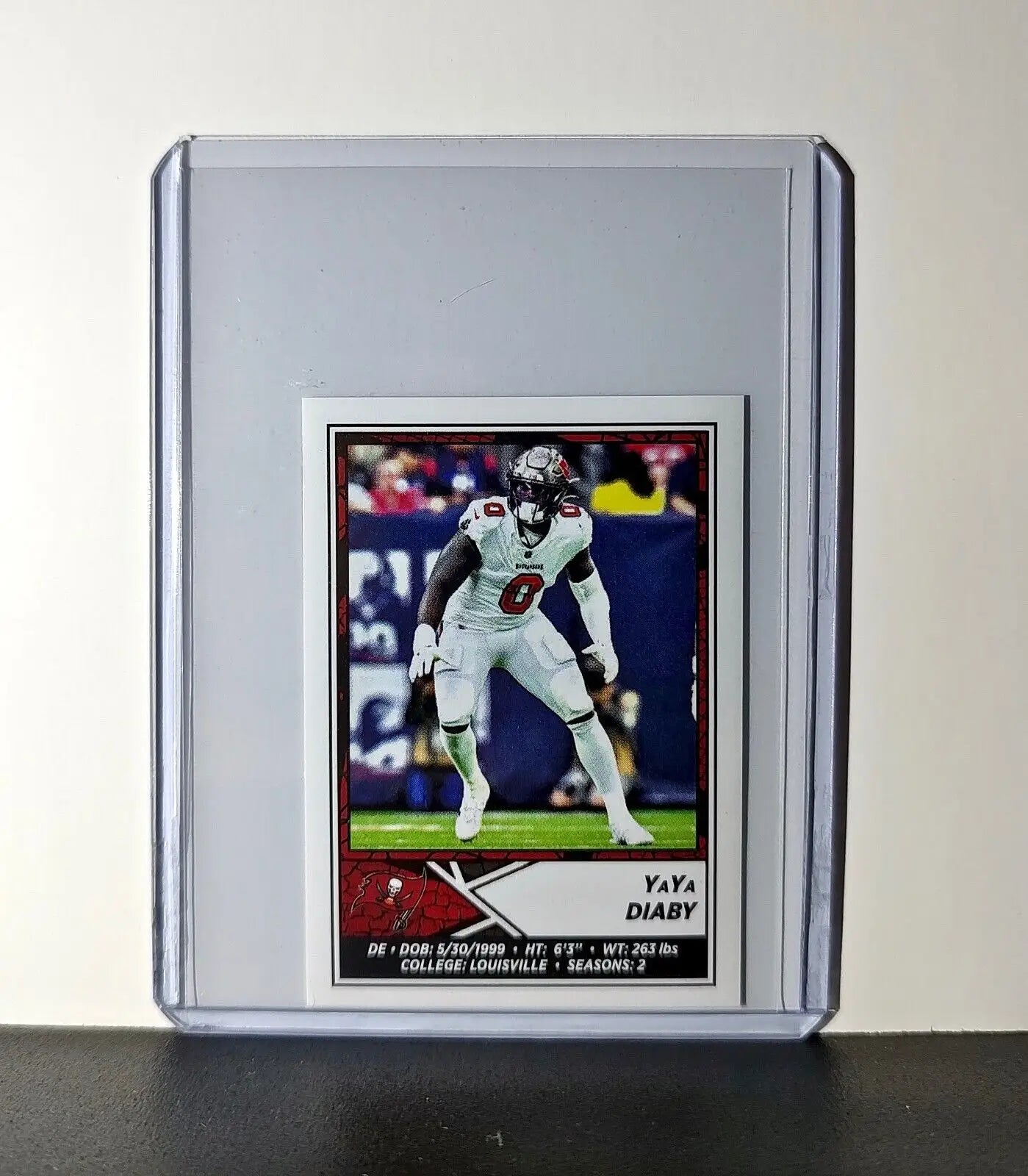 YaYa Diaby 2024 Panini NFL Sticker #482 Tampa Bay Buccaneers