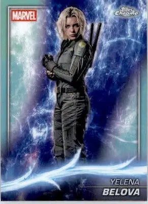 Yelena Belova - 2025 Topps Chrome Marvel Studios - #182 - Rainbow Refractor - Marvel Card Single