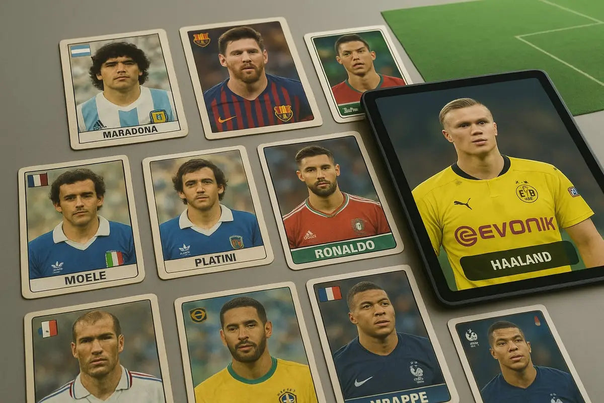Yellow black soccer jersey with sponsor logos in trading cards guide
