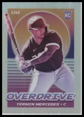 Yermin Mercedes 2021 Panini Chronicles Overdrive Holo #8 Chicago White Sox - Baseball Card Single