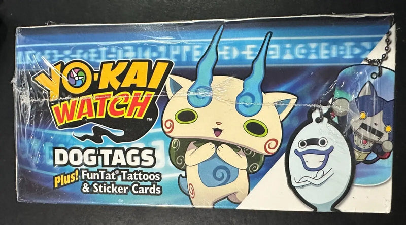Yo-Kai Watch Dog Tag Factory Sealed Box of 24 Packs for Dog Tag Fun