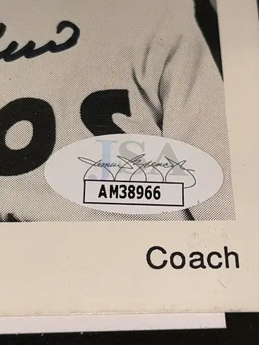 YOGI BERRA Houston Astros Coach Team Issued Autographed 3x5 Photo JSA COA - Sports Memorabilia