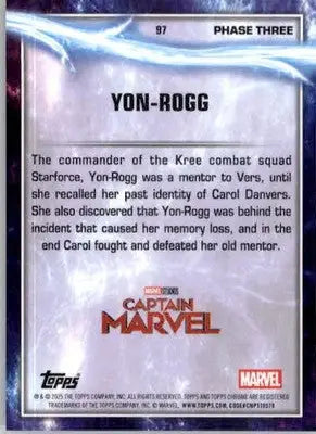 Yon-Rogg - 2025 Topps Chrome Marvel Studios - #97 - Non_sport - Non-Sports Card Single