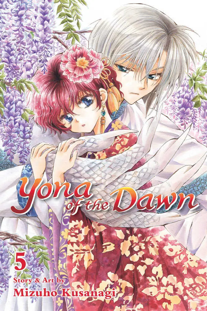 Yona Of The Dawn Graphic Novel Volume 05 manga cover art featuring a blue dragon