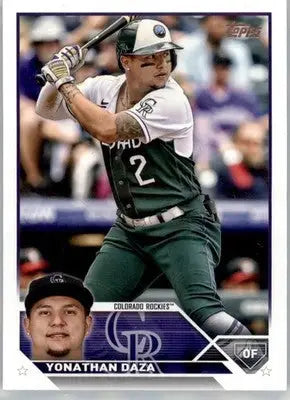 Yonathan Daza - 2023 Topps - #122 - Baseball - Baseball Card Single