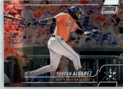 Yordan Alvarez - 2022 Stadium Club Chrome - #195 - Baseball - Baseball Card Single