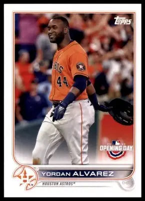 Yordan Alvarez 2022 Topps Opening Day #106 Houston Astros - Baseball Card Single