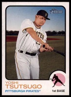 Yoshi Tsutsugo 2022 Topps Heritage #41 Pittsburgh Pirates - Baseball Card Single
