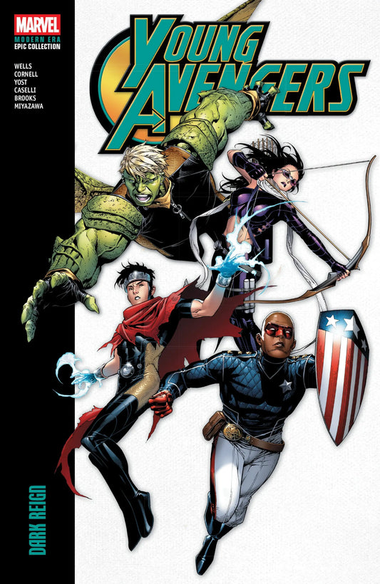 Young Avengers comic book from Dark Reign era featuring costumed heroes for Civil War fans