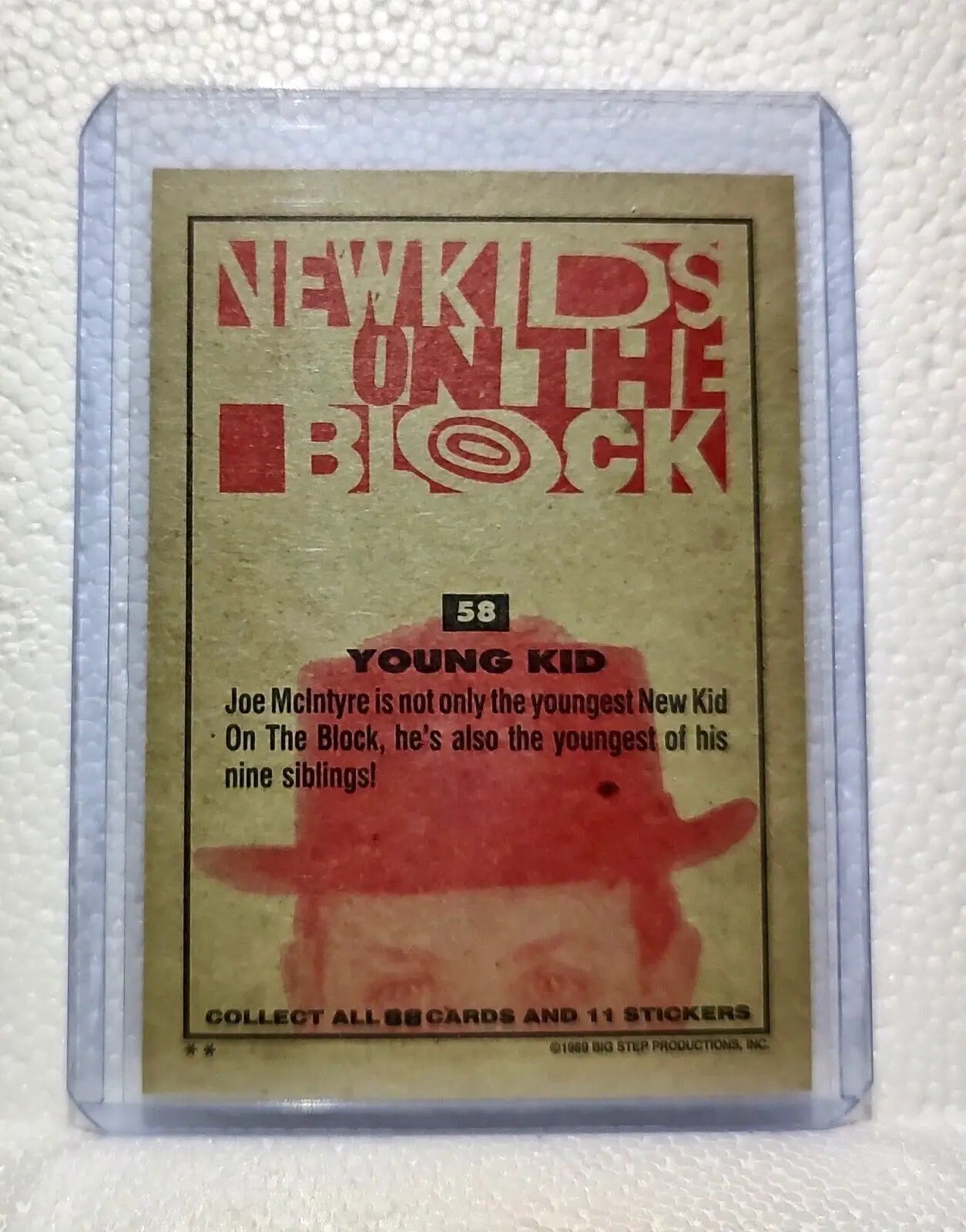 Young Kid 1989 New Kids on the Block #58 Trading Card - Other