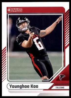 Younghoe Koo 2024 Donruss #206 Atlanta Falcons - Football Card Single