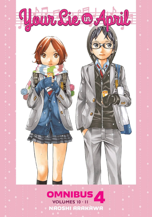 Your Lie in April manga cover with colorful art in larger size for the Omnibus 4 volume