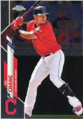 Yu Chang Rookie 2020 Topps Chrome #173 Cleveland Indians - Baseball Card Single