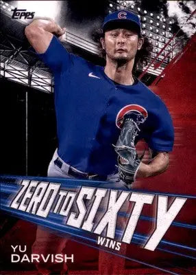 Yu Darvish 2021 Topps Zero to Sixty Black #/299 #ZTS-8 Chicago Cubs - Baseball Card Single