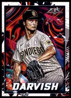 Yu Darvish 2022 Topps Fire #135 San Diego Padres - Baseball Card Single