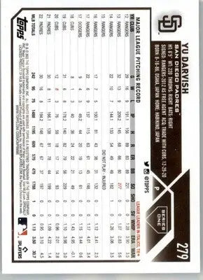 Yu Darvish - 2023 Topps - #279 - Baseball - Baseball Card Single