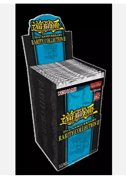 Display box for Yu-Gi-Oh! 25th Anniversary Rarity Collection featuring secret rares