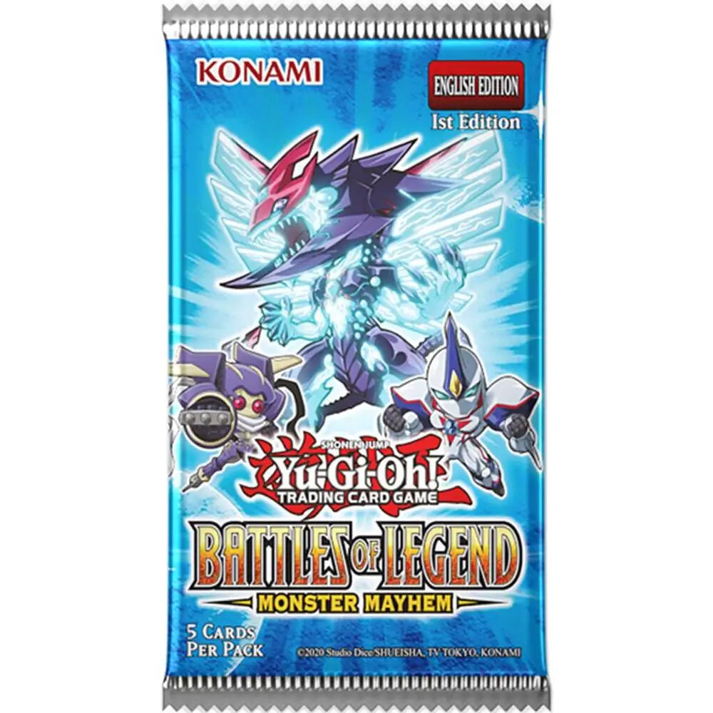 Yu-Gi-Oh! Battles of Legend: Monster Mayhem Booster Pack [1st Edition] - Yu-Gi-Oh! Card Box