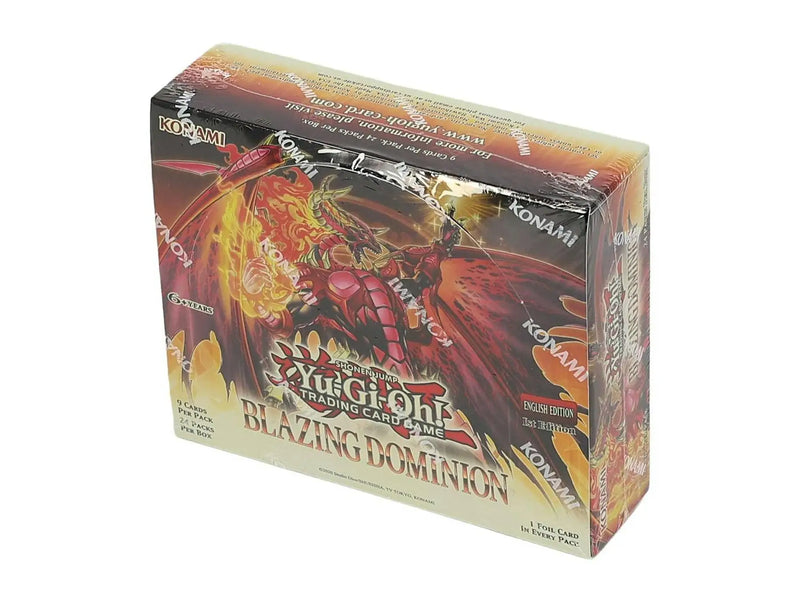 Yu-Gi-Oh! Blazing Dominion Booster Box | Columbia Sports Cards - Sports Card Hobby Boxes